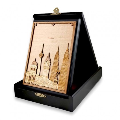 Custom Plaque with KLCC 2D Buildings